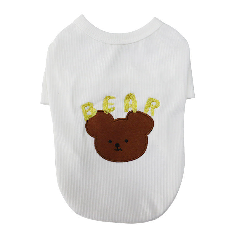 T-shirt Bichon Schnauzer Small Dog T-shirt Vest Pet Clothes