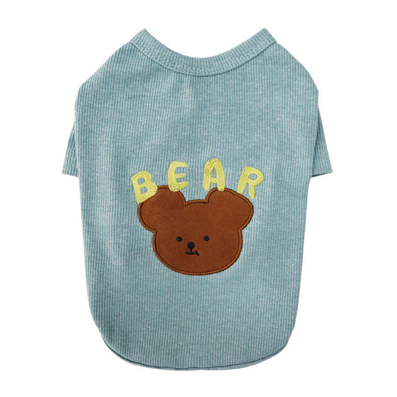 T-shirt Bichon Schnauzer Small Dog T-shirt Vest Pet Clothes