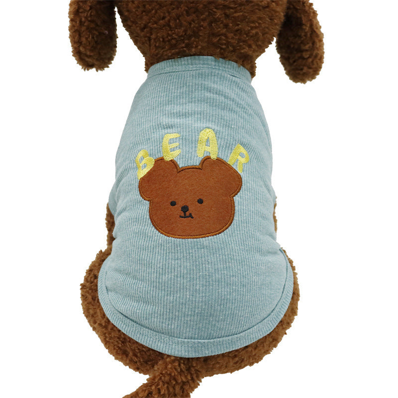 T-shirt Bichon Schnauzer Small Dog T-shirt Vest Pet Clothes