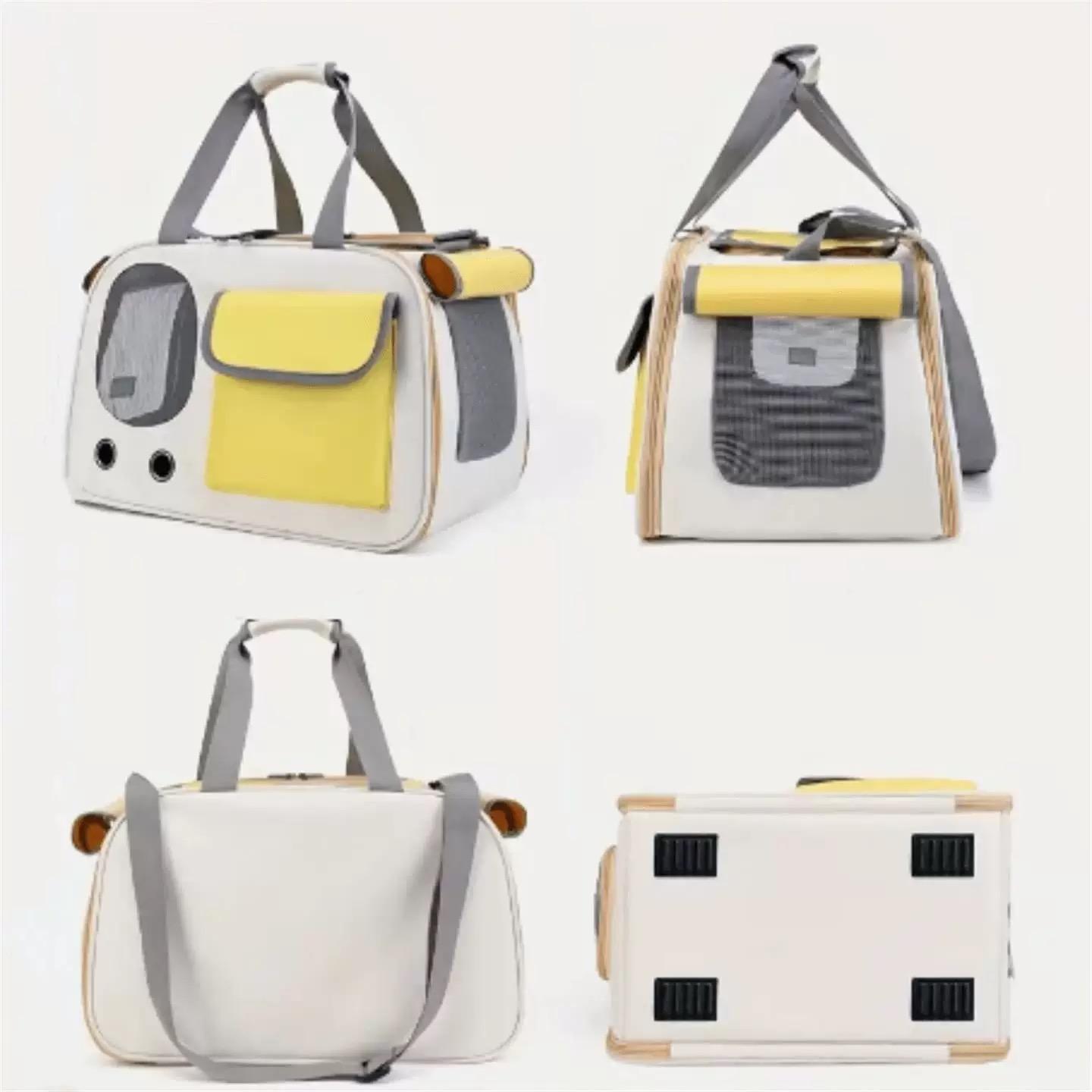 Portable And Lightweight Pet Travel Large Capacity Breathable Shoulder Backpack Cat Bag