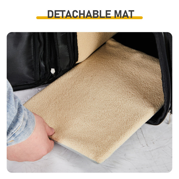 Pet Carrier Backpack, Expandable Cat Dog Carrier With Back Extension, Breathable Mesh Travel Backpack For Small Dogs Cats, Soft-Sided Pet Backpack Holds Up To 26 Lbs