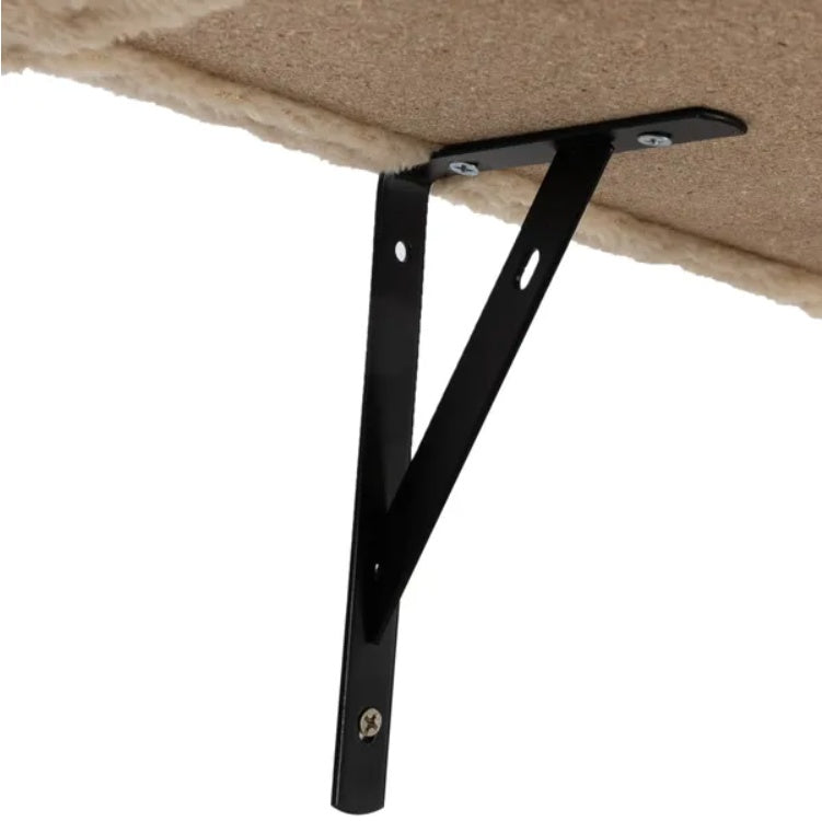 5 Pcs Wall Mounted Cat Climber Set  Floating Cat Shelves And Perches  Cat Activity Tree With Scratching Posts  Modern Cat Furniture